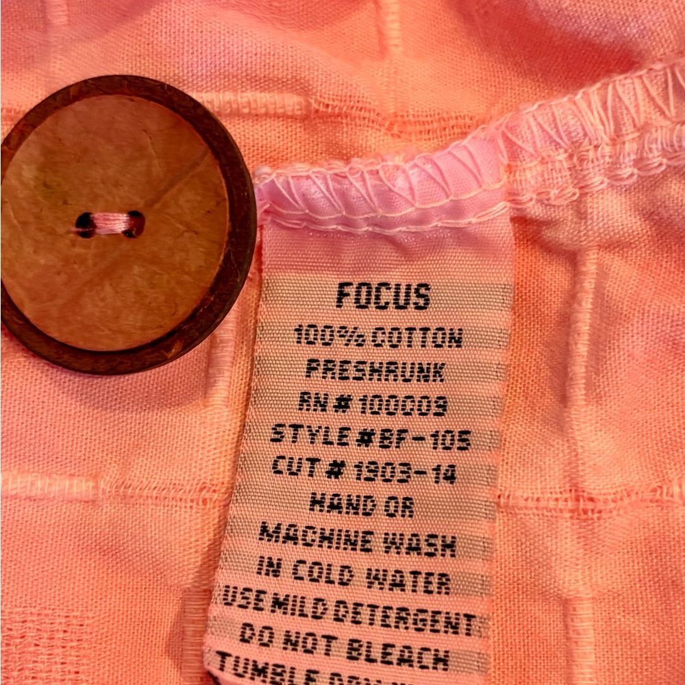 Pink Textured Button-Up Jacket - Picture 5 of 5